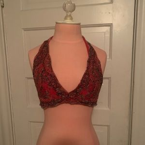 Multi-color bralette, I believe it is Free People